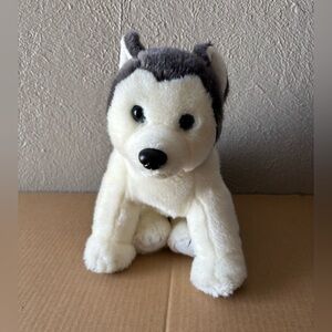 Ty Classic Slush Plush Husky vintage 1999 Blue Eyes